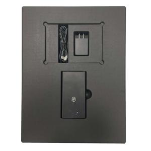 China Wet Press Black Sugarcane Paper Tray Packaging Waterproof Oilproof For Electronic factory