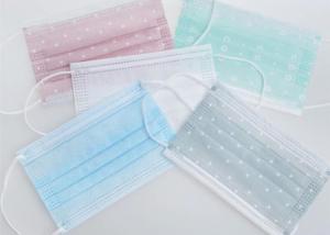 China 14.5*9.5cm Kids Cough Mask Adjustable Ear Strap Design Good Air Permeability factory