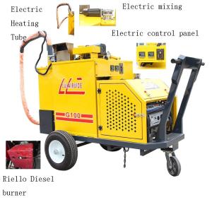 China Asphalt Road Crack Sealing Machine With 100L Hot Melt Kettle factory