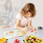 Yummy Cooking Coloring Book 2 in 1 Drawing for Kids Painting