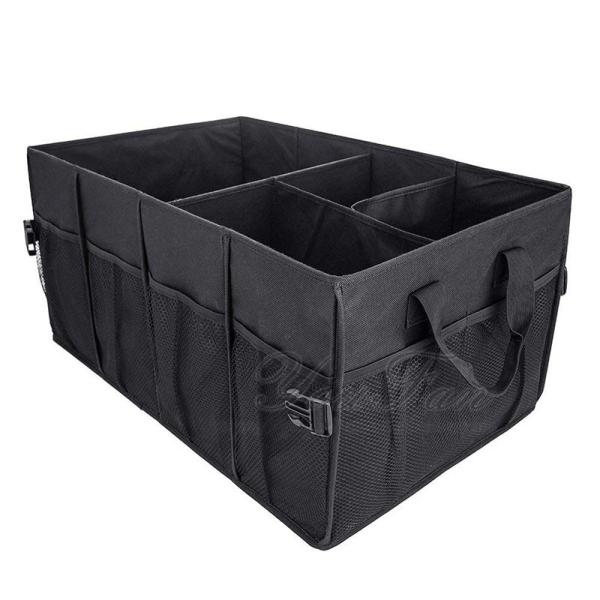 China Heavy Duty Polyester Auto Trunk Organizer With Adjustable Compartments factory