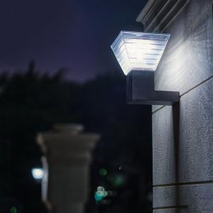 China 90 lm/w LED Solar Wall Light Outdoor 3.2V Modern Exterior Lamp ABS Garden Landscape factory