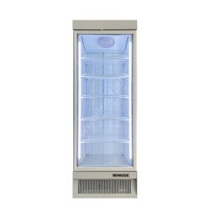Factory Supply Frozen Food Vertical Display Freezer With Adjustable Shelves