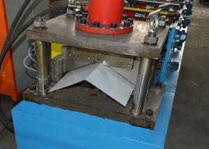 China Metal Angle 12&quot; Universal Ridge Cap Roll Forming Machine Components Included factory