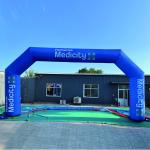 Custom Printing Inflatable Finish Arch Outdoor Inflatable Entrance Arch