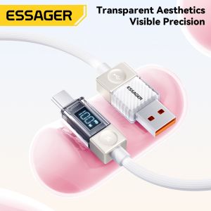 ESSAGER ES-X76 Usb To Type C Fast Charger Cable 100W 7A Android For Oneplus