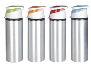 China Durable 550ml Custom Aluminum Water Bottles With Wide Mouth Drinking factory