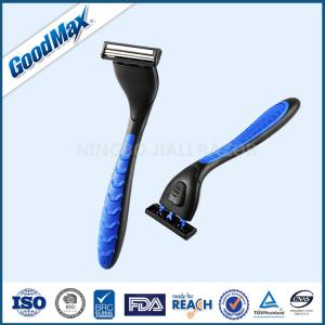 China Plastic Twin Blade Shaving System Razors With Anti - Drag Blades For A Closer Shave factory
