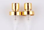 Gold Perfume Atomiser Pump , 18MM Aluminum Mist Sprayer For Perfume Bottles
