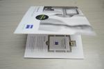 Promotional Folding Paper Greeting Card USB Webkey Custom Shape