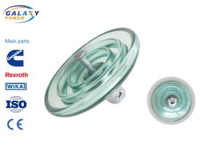 China Light Weight Glass Disc Insulator , Corrosion Resistance Glass Power Line Insulators factory