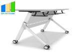 School College Study Desks Training Room Stackable Tables With Castors
