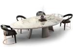 New Style Oval 8 Seater Kitchen Dinette Sets Dining Table For Dining Room
