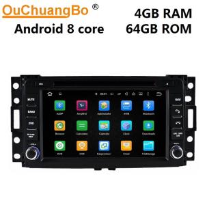 China Ouchuangbo auto stereo radio gps for Hummer H3 2006-2009 With USB WIFI 1080 video 9.0 system factory