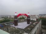 Coca Cola Bottle Shape Inflatable Arches For Advertising / Inflatable Entrance