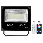 IP66 Waterproof RGB Solar Street Flood Light With Aluminum SMD5050