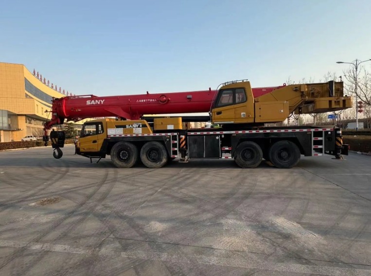 2021 Sany 80Ton STC800C7 Truck Crane 7-Section Arm Construction Lifting Equipment with Core Engine Used