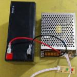 12v 3a 5a power supply with back up battery automatic battery charger for access