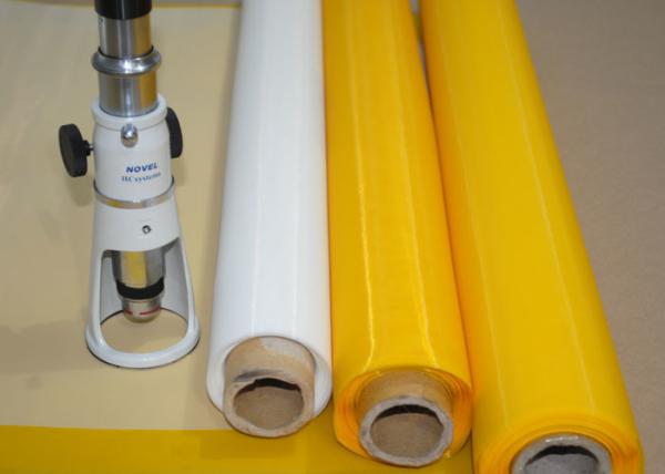 Low Elasticity 102 Inch Polyester Bolting Cloth , 110 Mesh Screen For Ceramics