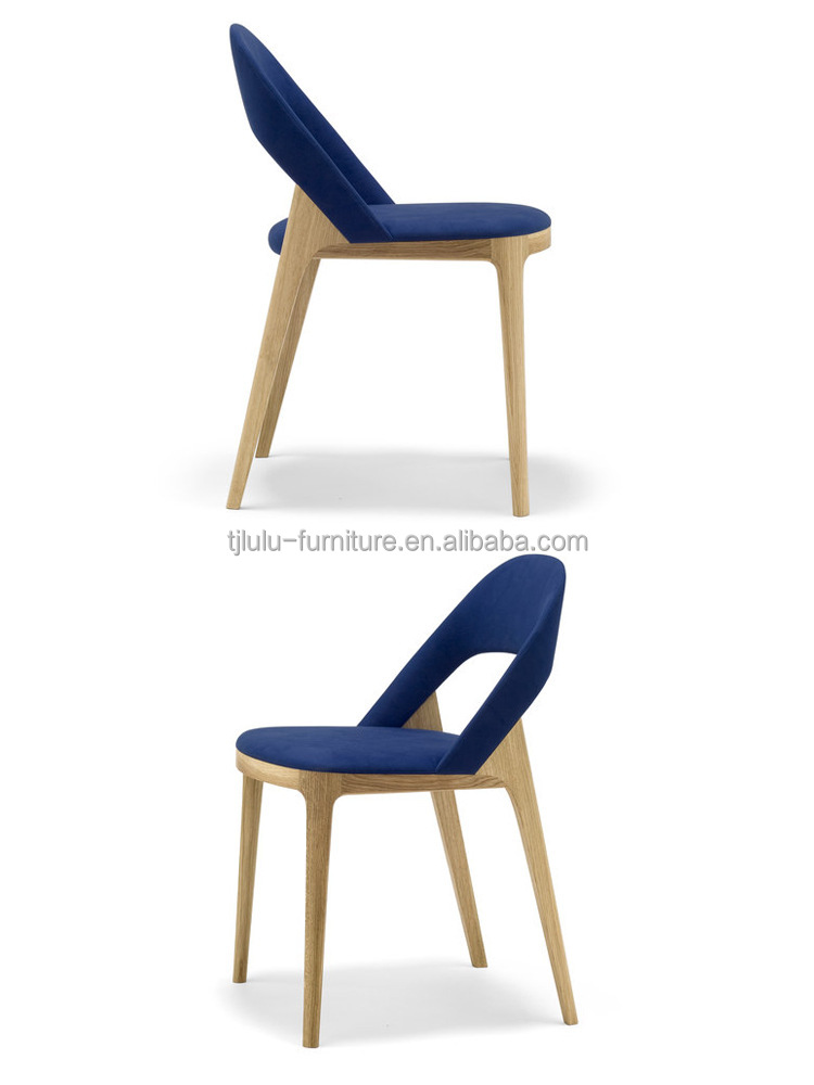 Modern Nordic Wood Chair for Furniture Design Restaurant Upholstered Dining