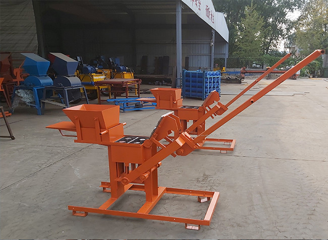 Interlocking Block Hand Make Moudling Cement Brick Making Machine