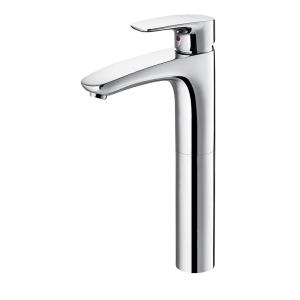 China F1L9028C Single Handle Basin Mixer Faucet , Brass Chrome Tall Basin Mixer Tap factory