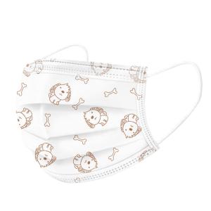 China Class II Collapsible Kids Earloop Face Mask 14x9.5cm factory