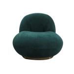 Living Room Round Banquette Sofa Bedroom Hotel Modern Lamb Fleece Round Seat