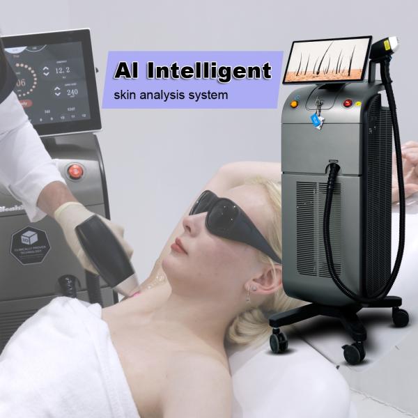 Newest High Power Diode Laser 808 nm Ice Platinum Titanium 4 Wavelength Diode Laser Hair Removal 3 Years Warranty Machine
