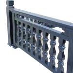 36Inch Rod Iron Deck Railing Fence Forging Wrought Iron Banister Commercial