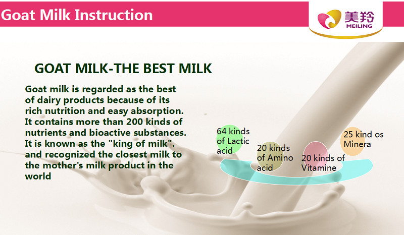 6 Months 800gm Instant Baby Formula Goat Milk Powder