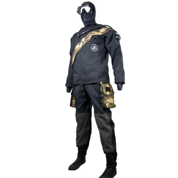 Antiwear Adults Scuba Diving Drysuit Waterproof Multipurpose