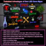 Satom Wall Mounted Tobacco Cigarette Brand Neon Signs