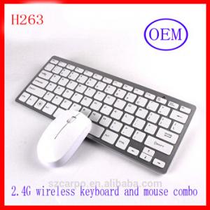 China Carpo H263 Customize wireless/bluetooth keyboard combo computer prepherals on sale
