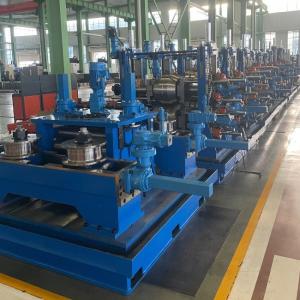 China Automatic Round / Square Tube Welding Machine Cold Saw Cutting factory