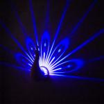 Novelty gifts product Peacock projection lamp, funny and attractive peacock