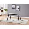 Buy cheap Grey Rectangle Luxury Real Natural 50kgs Marble Top Dining Table from wholesalers