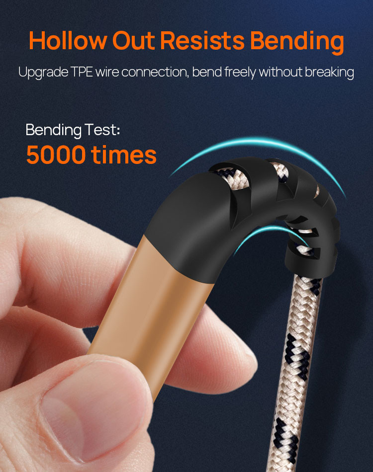 High Speed 3m 3A USB 3.0 Charging Cable For Data Transfer