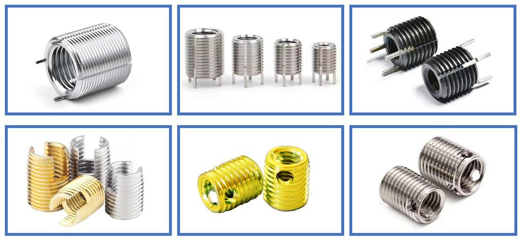 M2 M4 M6 Corrosion-Resistant Industrial Fastener Key Locking Thread Inserts