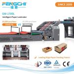 Automatic Flute Laminator Anticorrosive Post Coating Machine Speed 16000 Sheets