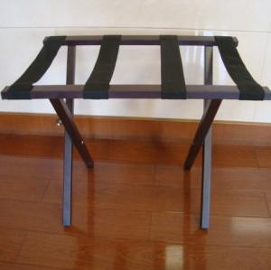 China Folding Metal Luggage Rack Sliver Hotel Luggage Stand With Straight Legs factory