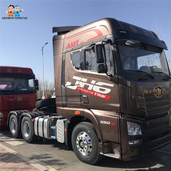6×4 4×2 FAW Tractor Head Trucks Euro 2 Engine Emission Standard