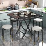 Outdoor Table Metal Tempered Glass Square Round Folding Foldable Coffee Dining