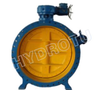 China Electric/Manual Flanged Butterfly Valve for hydropower station factory