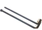 DIN Standard Blackening Welding Embedded Parts 7-Shaped Anchor Bolt for High