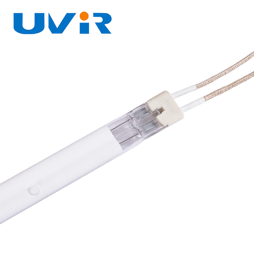 400v 6670w TC01 White Ceramic Heat Lamp , Infrared Quartz Lamp C Type