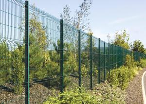 China Custom Pvc Powder Coated 2D Welded Mesh Fencing Low Carbon Iron Wire factory
