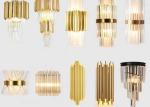 Decorative Luxury Stair Lamp Contemporary Led Crystal Wall Lamp For Hotel