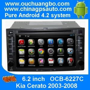 China Ouchuangbo Car DVD Kia Cerato 2003-2008 Sat Navi Radio Player SD Bluetooth Android 4.4 OS on sale