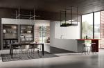 Customized Red And White Kitchen Cabinets Modern Handleless Kitchen Cabinets